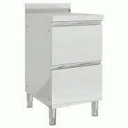 Armoire de cuisine commerciale avec 2 tiroirs 50 x 60 x 96 cm - 151178