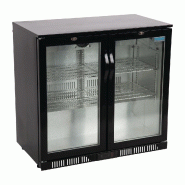 Arrière-bar deux portes pivotantes série g noir 198l - PGL012