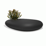 Banc stone bench - noir