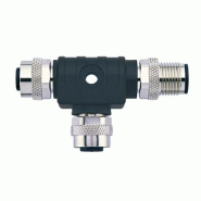 Connecteur confectionnable  -  M12 Connecteur  Distributeur en T - FKM5-FKM5-FSM5