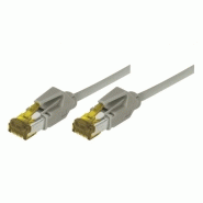 Cordon rj45 sur câble catégorie 7 s/ftp lsoh snagless gris - 5 m 850032