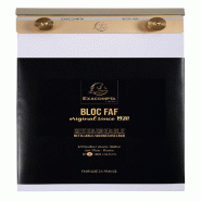 Exacompta - Réf. 12113E - 1 Bloc de bureau FAF rechargeable 170 feuilles microperforées détachables - 19,7x11,5 cm - Format N° 3 - Blanc - blanc p