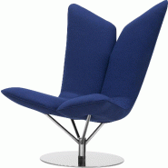 Fauteuil Lounge Angel- Softline - Bleu marine_0