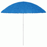 Helloshop26 - Parasol de plage hawaii 300 cm bleu 02_0008390 - bleu polyester 3000448282720