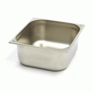Maxima Récipient gastronorm - 1/2 GN - profondeur 15 cm - acier inoxydable – 32.5 × 26.5 × 15 cm - AKS-09367513