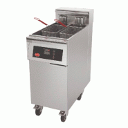 MIRROR Friteuse électrique haut rendement - Thermostat électronique - 1 cuve simple - 22 L - 22kW - 400x800x1015 XMART-RC122 - inox XMART-RC122