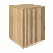 Podium haut Vertigo T01 MDF naturel et chêne clair 45x45x60cm