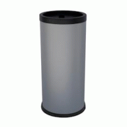 Stil Casa cendrier au sol, acier peint, Ø 31xh. 72 cm, grille supérieure avec grille pour éteindre les cigarettes, 1 kg de sable inclus, gris. - gr Stil Casa cendrier au sol, acier peint, Ø 31xh. 72 cm, grille supérieure avec grille pour éteindre les cigarettes, 1 kg de sable inclus, gris. - gr