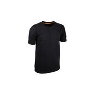 T-shirt noir. 100% coton 180 g/m².
