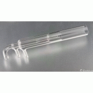 Torche quartz 90° avec injecteur 2,3 mm pour agilent (varian) 700-es, vista axial