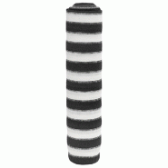 Filet brise-vue anthracite et blanc 2x25 m PEHD 75 g/m² Modèle Outdoor Tropica - 4003666