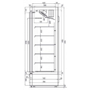 Vitrine verticale négative avec retour automatique de la porte, pour chr, traiteurs, boulangeries, pâtisseries et chocolateries -  eis 165.3 iarp_1