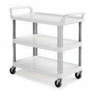 Chariot de service 3 plateaux - Blanc - DME - blanc 7863577191549