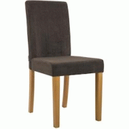 CLP Chaise de salle à manger Ina velours côtelé Marron/Antique clair - marron textile 326061 CLP Chaise de salle à manger Ina velours côtelé Marron/Antique clair - marron textile 326061