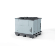 Conteneur pliable – 875L palette pleine en polyéthylène et polypropylène 100% recyclé - Marque Rolléco Conteneur pliable – 875L palette pleine en polyéthylène et polypropylène 100% recyclé - Marque Rolléco