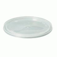 Couvercle en PP pour pots injectés micro-ondables Ø12cm - par 500