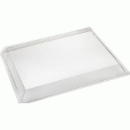 Couvercle pour Plateau Fluid' réf 38704/38702 PET 39,5x30x4cm - par 50