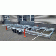 DT 7m80 x 2m44 Version amovible 3 x essieux 1350 kg + deck DT 7m80 x 2m44 Version amovible 3 x essieux 1350 kg + deck