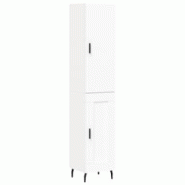 Helloshop26 - Buffet bahut commode armoire meuble de rangement organisateur cuisine salle de séjour salon haut 34,5 x 34 x 180 cm 02_0032282 - 300021_0