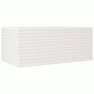 Helloshop26 - Jardinière bac lit surélevé plantes fleurs terrasse jardin 110 x 60 x 46 cm bois de pin massif blanc 02_0037374 - 3000214241340 Helloshop26 - Jardinière bac lit surélevé plantes fleurs terrasse jardin 110 x 60 x 46 cm bois de pin massif blanc 02_0037374 - 3000214241340