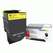 Lexmark 71B0040 Cartouche de toner 1 pièce(s) Original Jaune
