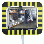 Miroir de surveillance MAYA 6807 - 600 x 800 mm - Vision à 90° - Garantie 3 ans_0