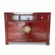 OPIUM OUTLET Asia Meubles Commode Buffet Armoire de mariage sideboard console chiffonnier 33083 rouge asiatique chinois oriental entièrement monté - OPIUM OUTLET Asia Meubles Commode Buffet Armoire de mariage sideboard console chiffonnier 33083 rouge asiatique chinois oriental entièrement monté -