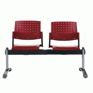 Poutre accueil visiteurs So Corato - P35, 2 places, Piètement Type F_0