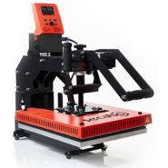 Presse à chaud textile  - plateau 40x50 cm - ouverture réglable - jusqu'à 225°C - Secabo TS7 SMART