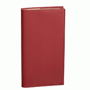 Quo Vadis - Agenda scolaire - Spiralé - 2026-2027 - Italsept S Prestige - Semainier Horizontal - Français - Impala - Rouge - août à août - 8,8x17