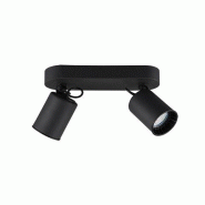 Spot double GU10, max. 35W, Noir mat - Trio - Pago - noir 4017807408249