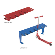 Support trottinette de 6 places, simple et efficace conçu pour accrocher et sécuriser les trottinettes