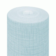 Tête-à-tête pré-découpé 120cm intissé tramé turquoise 0,40x24m - par 6