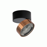 Applique/Plafonnier Led Série Hole 7W 3000K Cri90 Noir/Cuivre - Éclairage Intérieur À Haute Efficacité - Rossini Illuminazione - cuivre 8015421697731