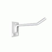 Bras - 100mm - Dia.6mm - blanc