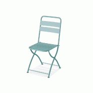 Breeze - Chaise de bistrot en métal bleu