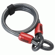 Dacomex câble antivol Clip-Câble à clé avec attache vis sécurisée