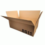Caisse carton type Galia A11 600 x 400 x 200 mm - marron en carton CBS11-M Caisse carton type Galia A11 600 x 400 x 200 mm - marron en carton CBS11-M