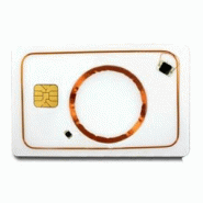 Carte Combi - Double/Triple Technologie - Puce + RFID - Badge en PVC, PET, PET-G, ABS