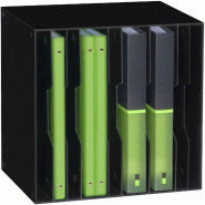 CEP Module de classement Confort, 12 compartiments, en polystyrène choc (PS), coloris noir - 1155120011