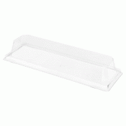 Couvercle transparent PET hauteur 3,7cm pour barquette 59143 - par 1000