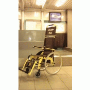 Fauteuil de transfert roulant pour pmr utilisé dans un aéroport, un centre commercial, un site touristique - jet