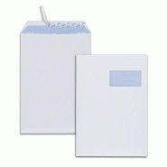 GPV Lot de 10 Paquet de 25 pochettes Everyday blanches 229x324/C4, 90 g/m², fenêtre 100x50 à 20/52, adhésives avec bande - 3250650005741