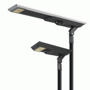 Lampadaire solaire avec une batterie lithium et un panneau solaire monocristallin idéale pour les zones urbain : parking, rue,...- S5