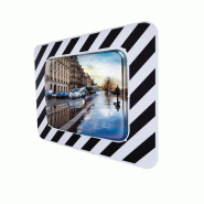 Miroir de circulation en Inox - bombage de 90° - résistant au vent jusqu'à 183Km/h Miroir de circulation en Inox - bombage de 90° - résistant au vent jusqu'à 183Km/h