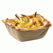 Naturesse Ramequins carrés palmier 7 x 7 x 2,5 cm - 50 ml (600 unités) - Matériau naturel 3583