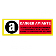 Panneaux rigides hautes visibilités 450x150 mm interdictions dangers - PNGPSCHV-NV13/DGAM_0