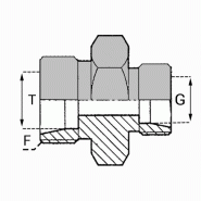 Raccords à bague Mâle BSP cylindrique (Whitworth) - Forme B - FUMCYB0602_0
