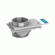 Tiroirs pour tuyau en acier inoxydable - commande manuelle - normes CE 1935/2004 et FDA