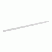 Tube rectangulaire - section 30x15mm L90cm - blanc